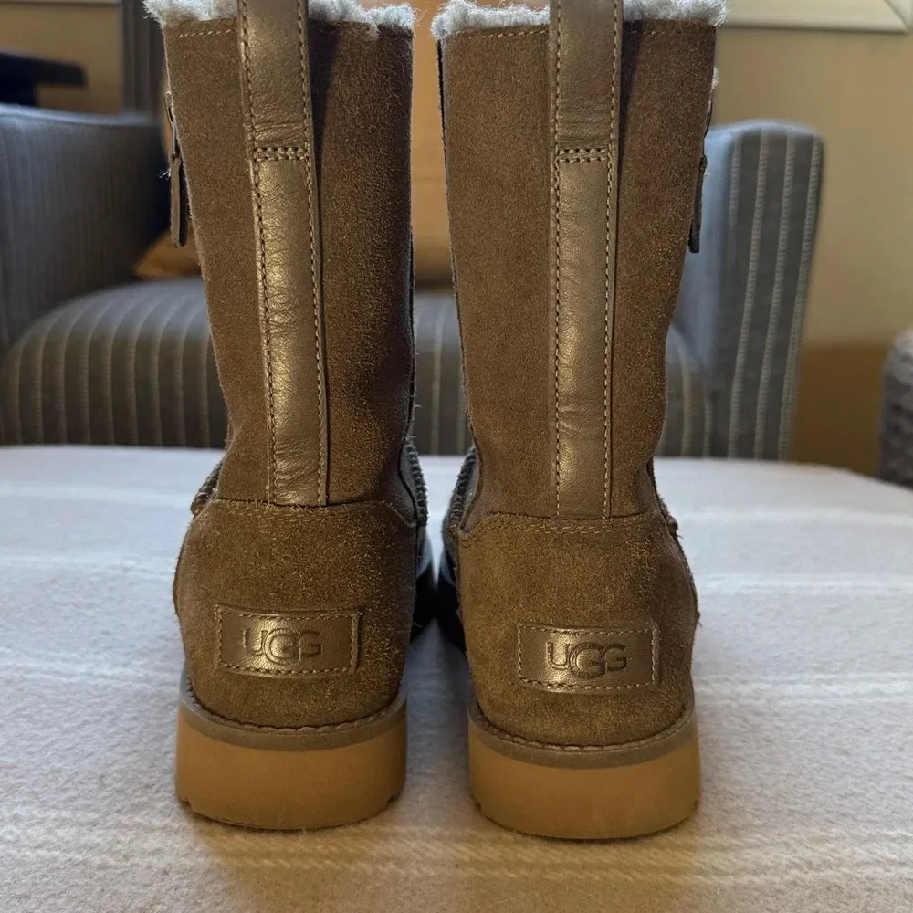 UGG Classic Zip Short Eucalyptus Boots 6